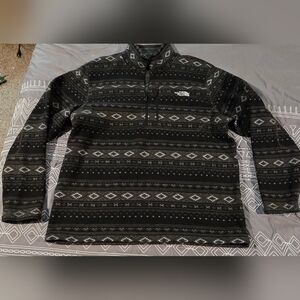 Northface Men's Fleece Quarter Zip Sweater Size XL